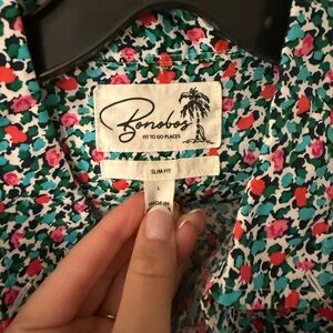 Bonobos Floral Casual Button Down Shirt